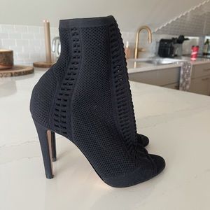 Gianvito Rossi sock peep toe heels